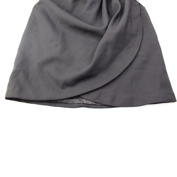 Zara NWT Wool Draped Wrapped Mini Skirt XS - Picture 3 of 8